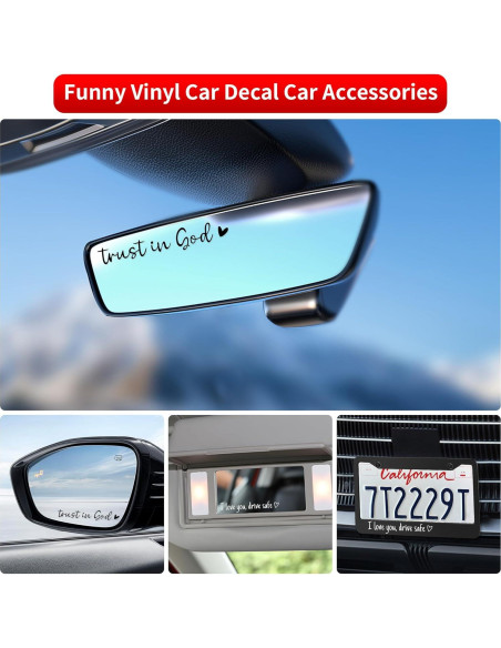 2 Marcos de Placa de Licencia ShineJack Negro Acero Inoxidable