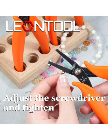 Agujereador de Metal LEONTOOL 1.5mm con Mangos de PVC