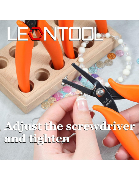 Agujereador de Metal LEONTOOL 1.5mm con Mangos de PVC