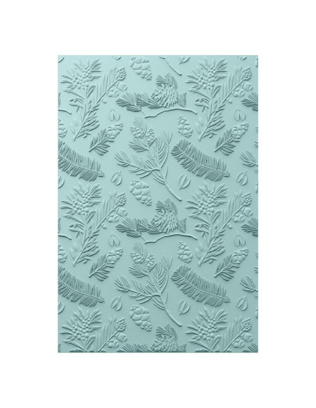 Carpeta de Embossing 3D Sizzix Pinos 21.6x15.2cm