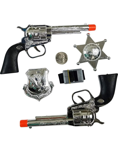 Conjunto de Juguete Vaquero 8 Piezas Imprints Plus