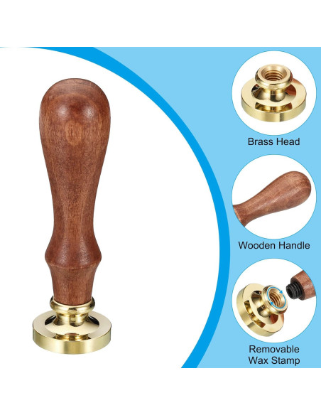 Kit de Sello de Cera PATIKIL Alfabeto 26 Letras Vintage