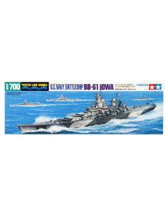 Kit de Modelo Acorazado USS Iowa Tamiya 1:700 Detallado
