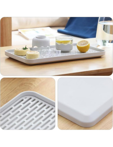 Soporte para Secar Botellas HONMEET con Bandeja Drenaje 31x17.5cm