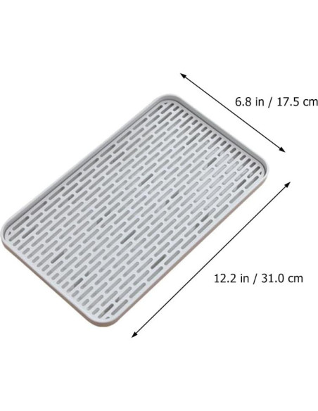 Soporte para Secar Botellas HONMEET con Bandeja Drenaje 31x17.5cm