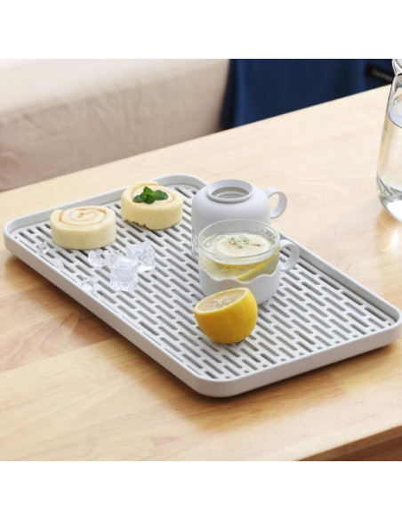 Soporte para Secar Botellas HONMEET con Bandeja Drenaje 31x17.5cm