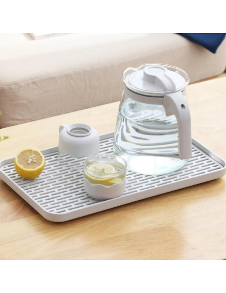 Soporte para Secar Botellas HONMEET con Bandeja Drenaje 31x17.5cm