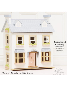 Casa de Muñecas Mayberry Manor Le Toy Van 3 Pisos 610mm 2