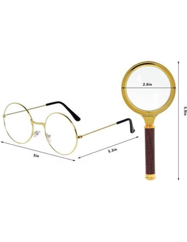 Disfraz de Detective HOVEOX con Sombrero y Accesorios