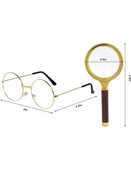 Disfraz de Detective HOVEOX con Sombrero y Accesorios