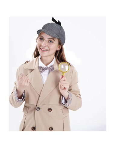 Disfraz de Detective HOVEOX con Sombrero y Accesorios