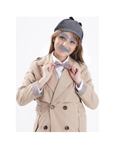 Disfraz de Detective HOVEOX con Sombrero y Accesorios