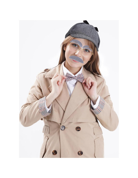 Disfraz de Detective HOVEOX con Sombrero y Accesorios