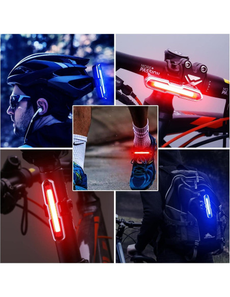 Luz Trasera de Bicicleta CANWAY 168 Lúmenes Recargable USB