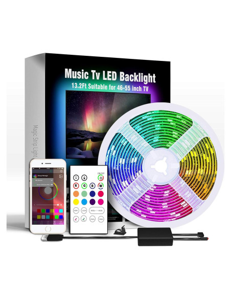 Luces LED Musicales Miume 4m para TV 48-60" Control APP