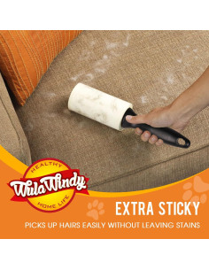 Rodillo para Pelusa WulaWindy - 240 Hojas, 2 Paquetes 2