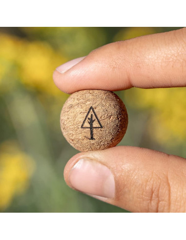 Bola de Masaje de Corcho Rawlogy - Extra Pequeña 2 cm (Paquete de 3)