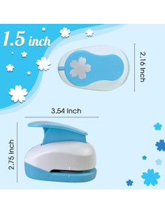 Perforadora de Flores ECOHU 3.81 cm para Manualidades 2