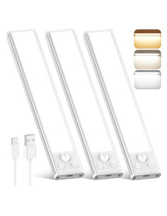 Luces Bajo Gabinete Brightever 20.32cm 68-LED Recargables Sensor