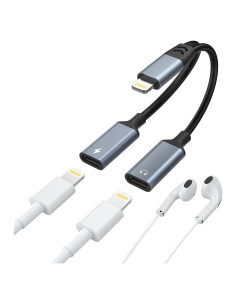 Adaptador Lightning 2 en 1 Apple para iPhone - Carga y Audio
