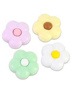Tapa de agarre para pulgar Joycon FlyingMage 4 PCS Flores Morandi