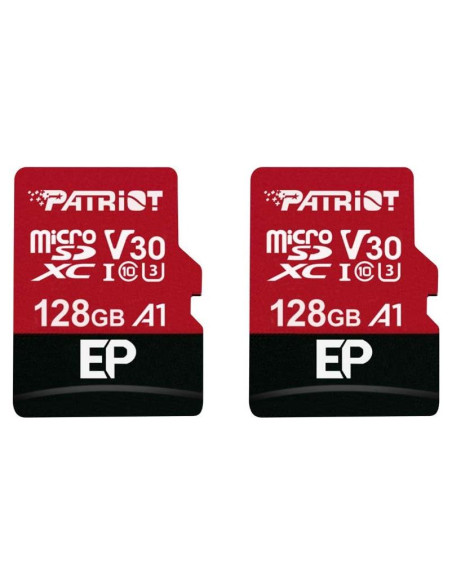 Tarjeta Micro SD Patriot 128GB A1 V30 - 2 Unidades 4K