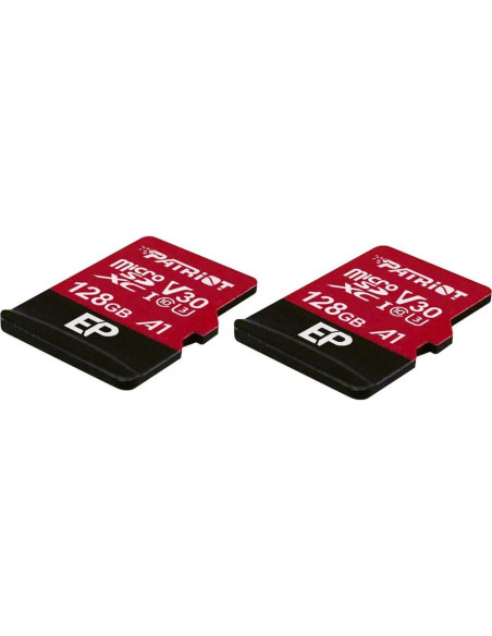 Tarjeta Micro SD Patriot 128GB A1 V30 - 2 Unidades 4K