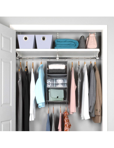 Organizador Colgante de Closet HOLDN STORAGE 3 Estantes 30.5x74.9cm