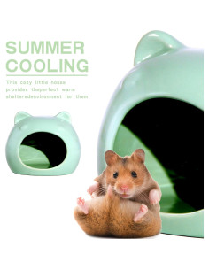 Escondite de Hámster de Cerámica Bifang 11.4x8.9cm Cian 2