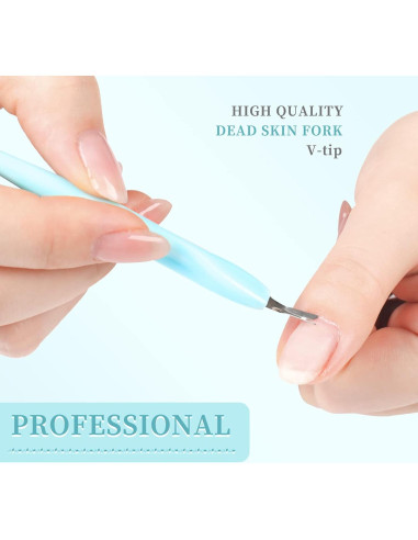 50 Piezas Recortador de Cutículas Heemeei - Herramientas de Uñas