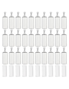 Bandeja Rectangular para Joyería UNICRAFTALE 40pcs Acero Inoxidable