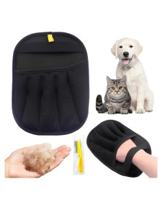 Guantes Quitapelos Seivble para Mascotas, Reutilizables y Eficientes