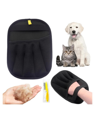 Guantes Quitapelos Seivble para Mascotas, Reutilizables y Eficientes