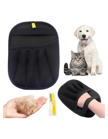 Guantes Quitapelos Seivble para Mascotas, Reutilizables y Eficientes