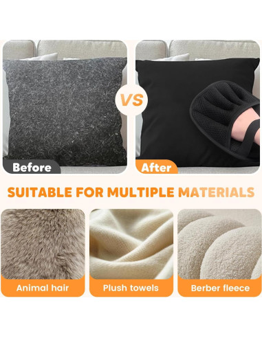 Guantes Quitapelos Seivble para Mascotas, Reutilizables y Eficientes