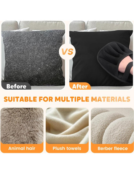 Guantes Quitapelos Seivble para Mascotas, Reutilizables y Eficientes