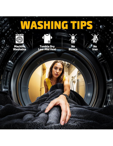 Paquete de 2 Toallas de Microfibra SMINDER 1200 GSM Gris 91x61 cm