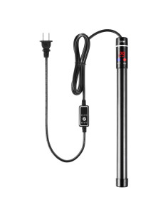 Calentador de Acuario MQ 200W Titanio 25-40 Galones LED