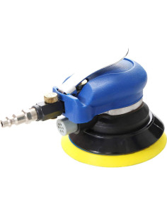 Lijadora Orbital Neumática HUAXIU 5" Doble Acción Azul 2