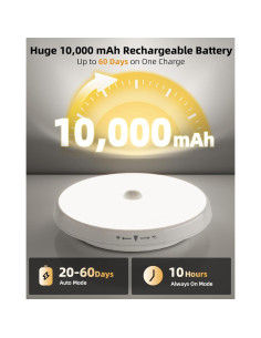 Luz de Ducha Recargable EZVALO 400LM con Sensor de Movimiento 2