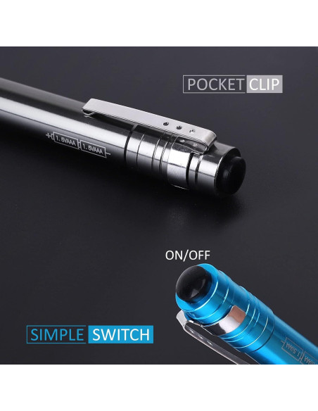 Paquete de 15 Linternas LED SEAMAGIC con 30 Pilas AAA