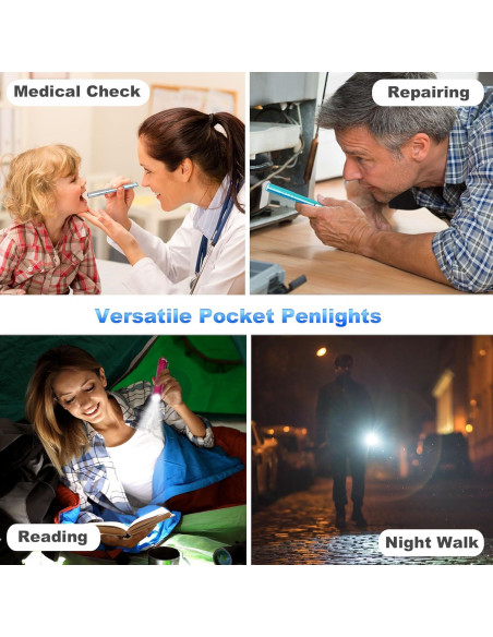 Paquete de 15 Linternas LED SEAMAGIC con 30 Pilas AAA