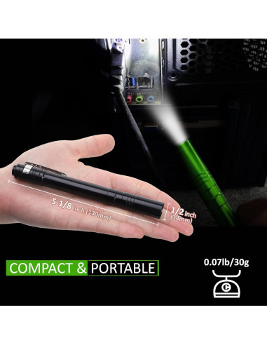 Paquete de 15 Linternas LED SEAMAGIC con 30 Pilas AAA