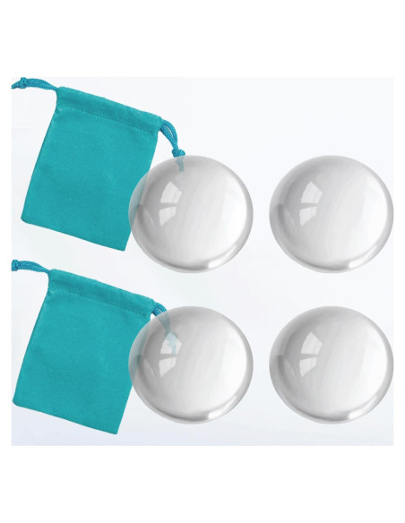 Pisapapeles de Cristal Bluwtoclan 4 Pcs 4.8 cm Aumentador