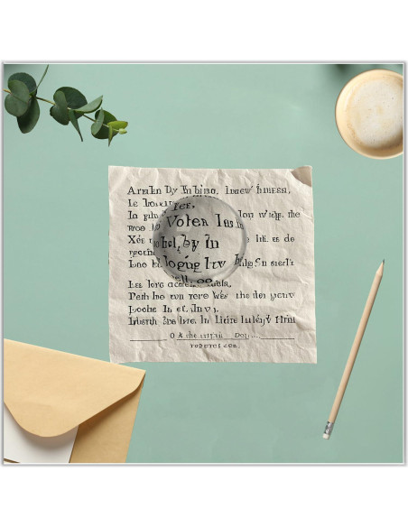 Pisapapeles de Cristal Bluwtoclan 4 Pcs 4.8 cm Aumentador