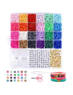 Kit de Perlas de Arcilla GREENTIME 4500 pcs 24 Colores 6 mm