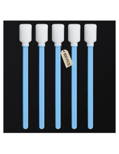 100 Bastones de Limpieza de Espuma Sin Pelusa CongGongGo