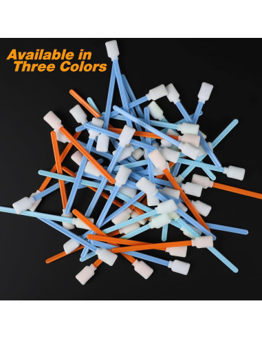 100 Bastones de Limpieza de Espuma Sin Pelusa CongGongGo