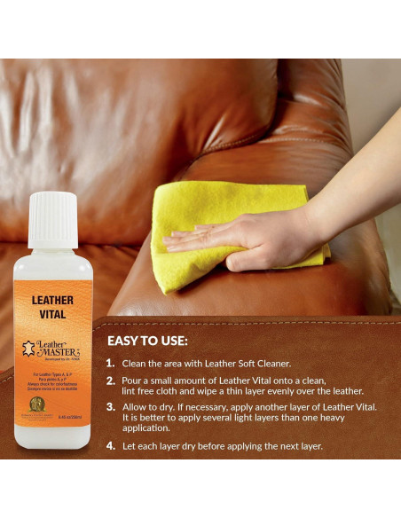 Acondicionador y Revitalizador de Cuero Leather Master 250ml