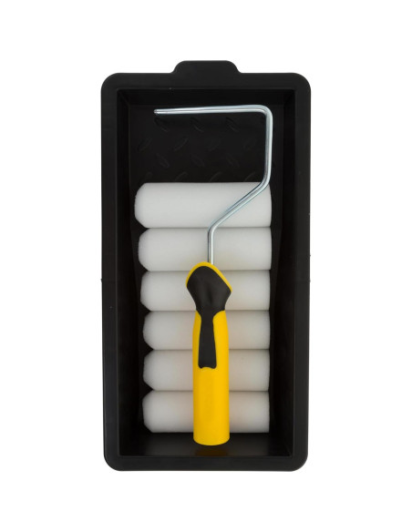 Kit de Rodillo Mini Coral 43401 - 8 Piezas, 500ml, Espuma Kit de Rodillo Mini Coral 43401 - 8 Piezas, 500ml, Espuma